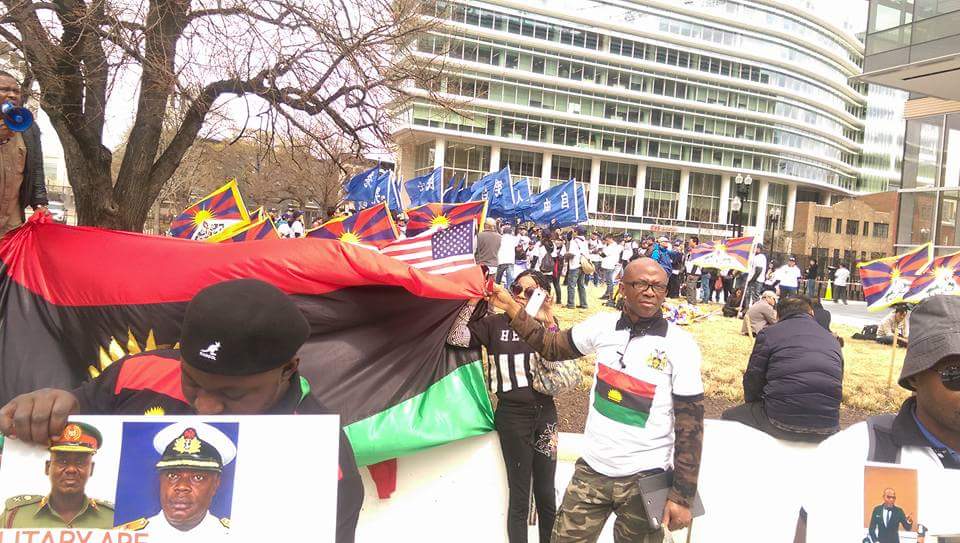 IPOB nuclear summit protest